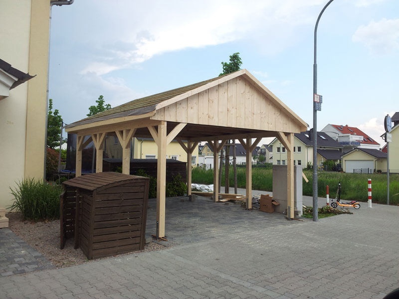 Satteldach Carports