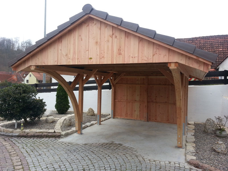Satteldach Carports